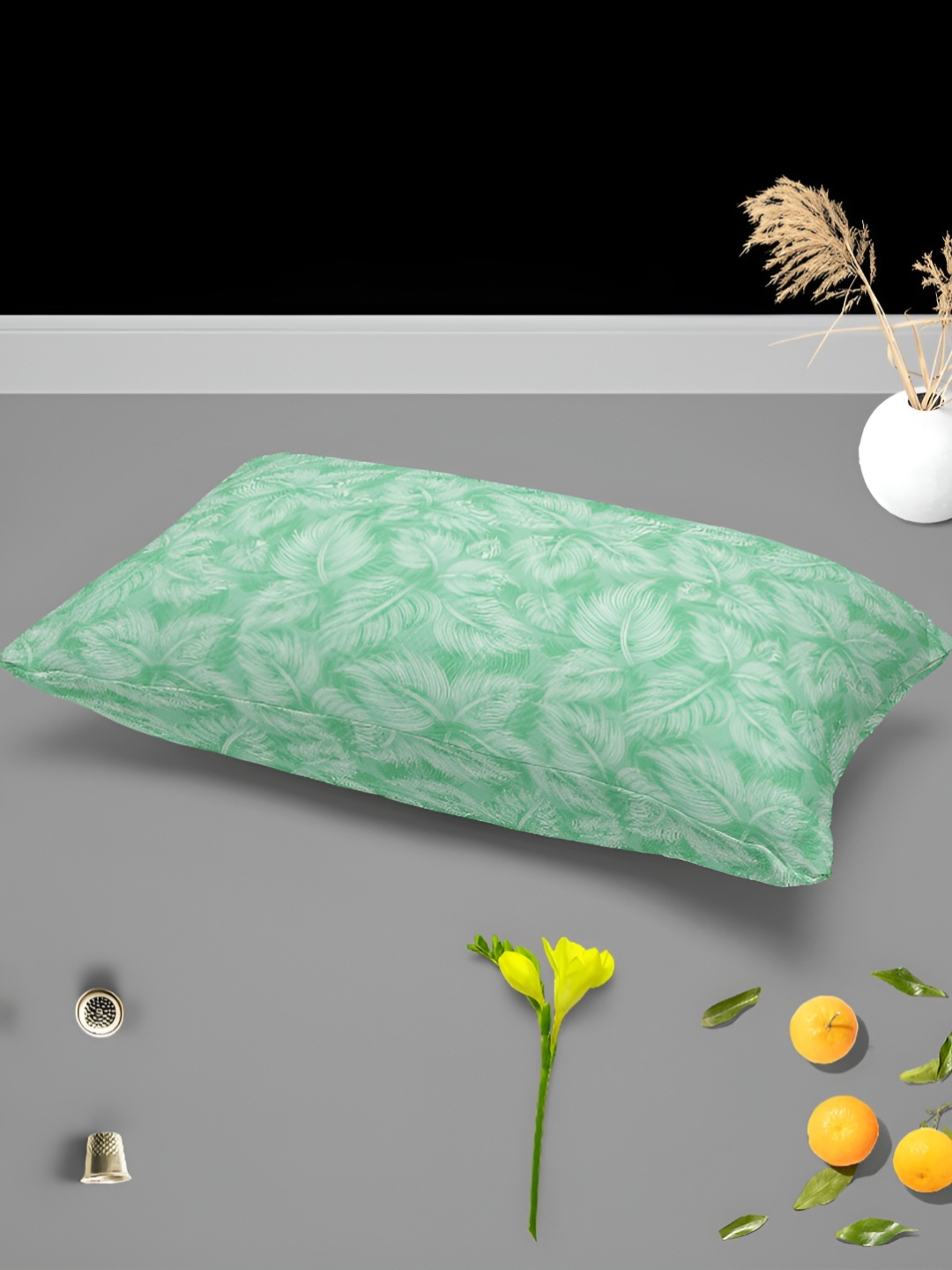 

ArtzFolio Green 2 Pieces Printed Rectangle Pillow Covers