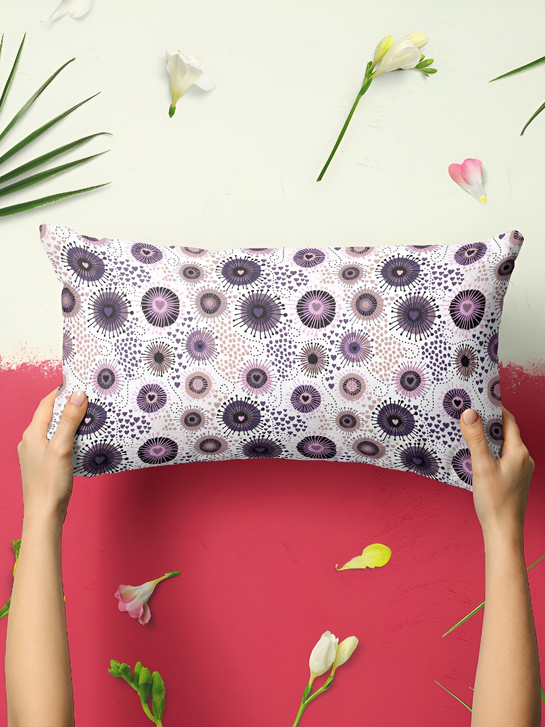 

ArtzFolio White 2 Pieces Velvet Rectangle Pillow Covers