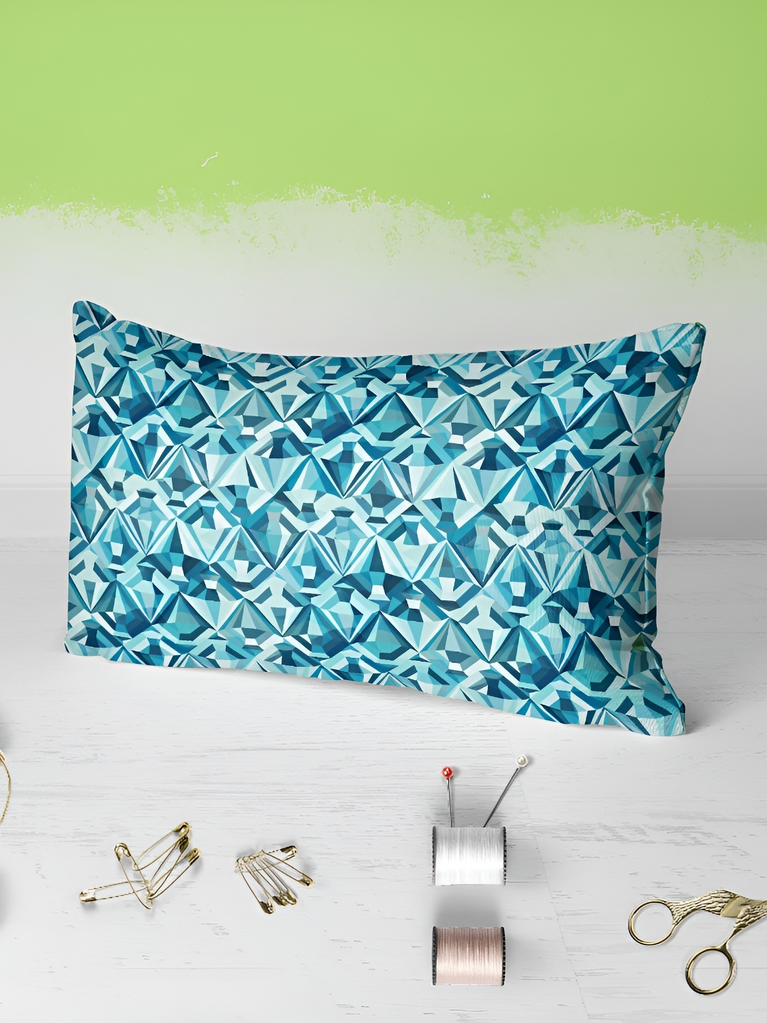 

ArtzFolio Blue 2 Pcs Rectangle Pillow Covers