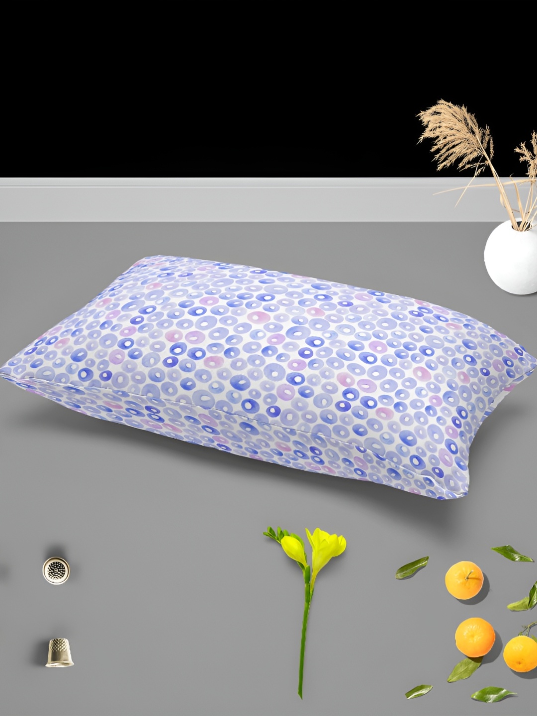 

ArtzFolio Blue 2 Pieces Abstract Rectangle Pillow Covers