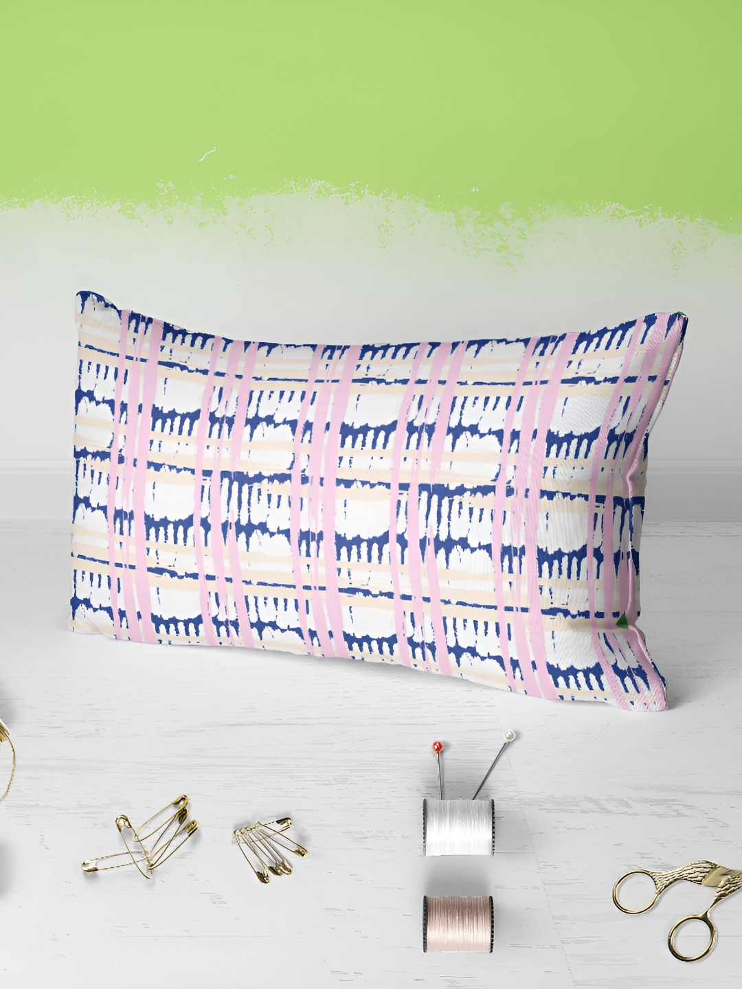 

ArtzFolio Off- White 2 Pcs Velvet Rectangle Pillow Covers