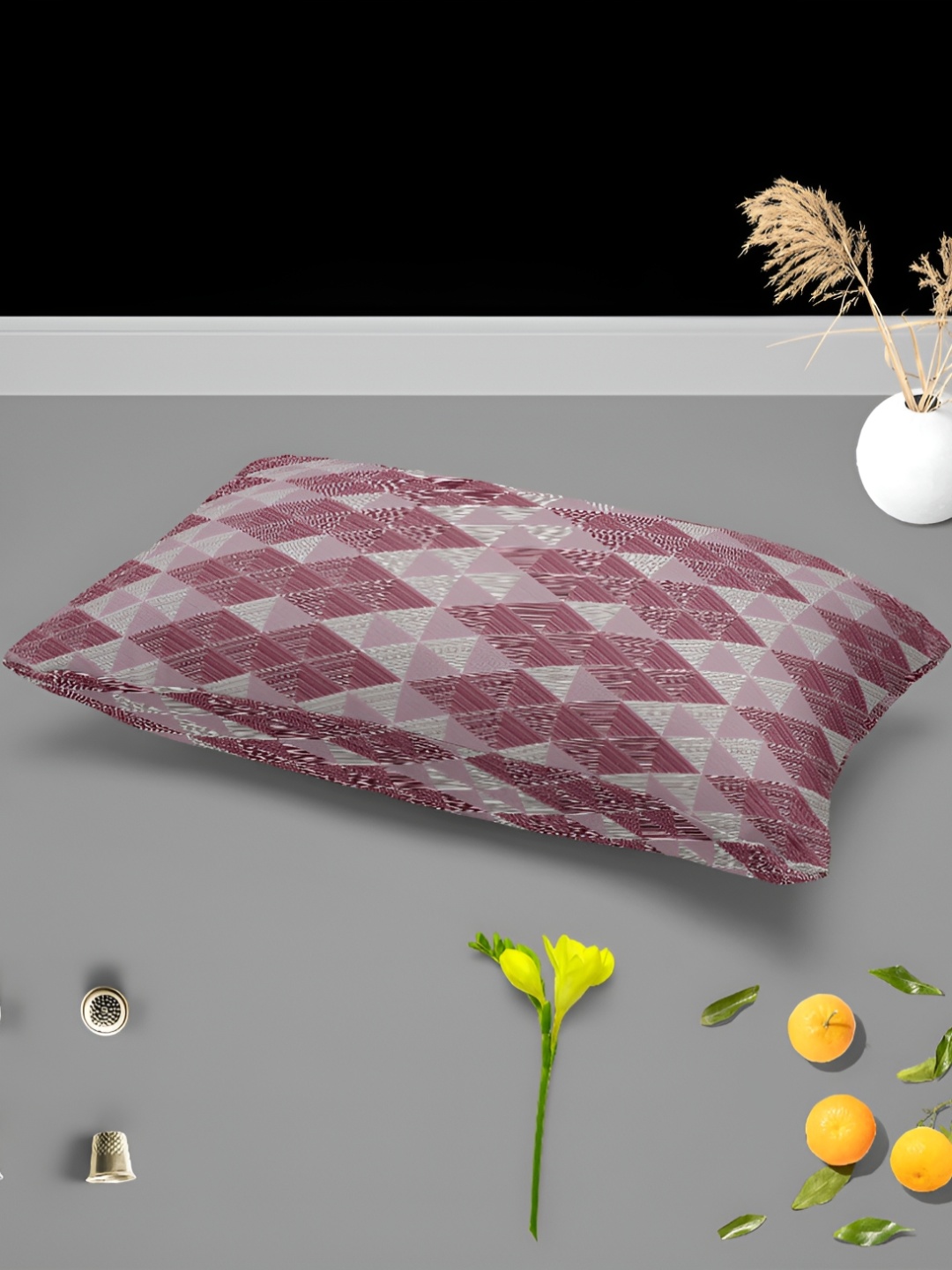 

ArtzFolio Maroon 2 Pieces Velvet Rectangle Pillow Covers