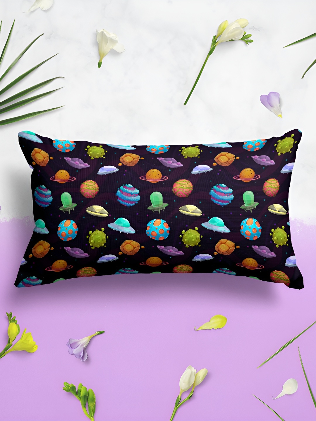 

ArtzFolio Black 2 Pcs Rectangle Velvet Pillow Covers