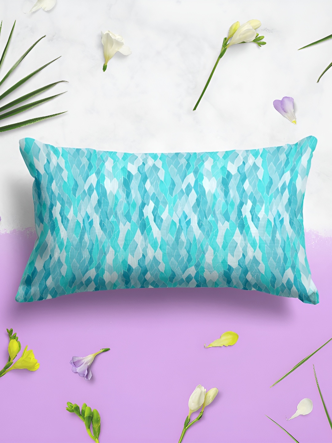 

ArtzFolio Blue 2 Pieces Printed Rectangle Pillow Covers