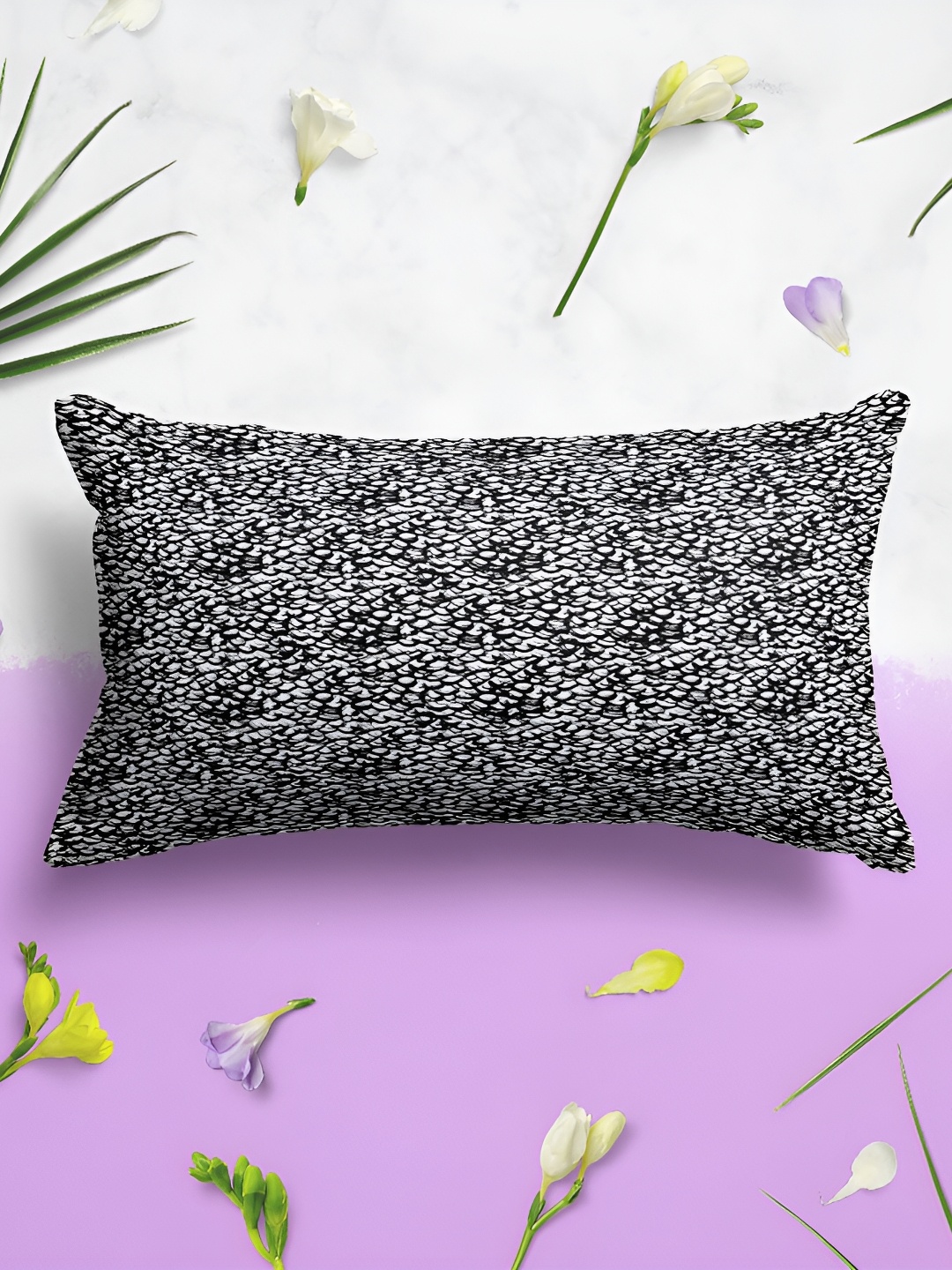 

ArtzFolio Grey 2 Pieces Abstract Printed Rectangle Pillow Covers