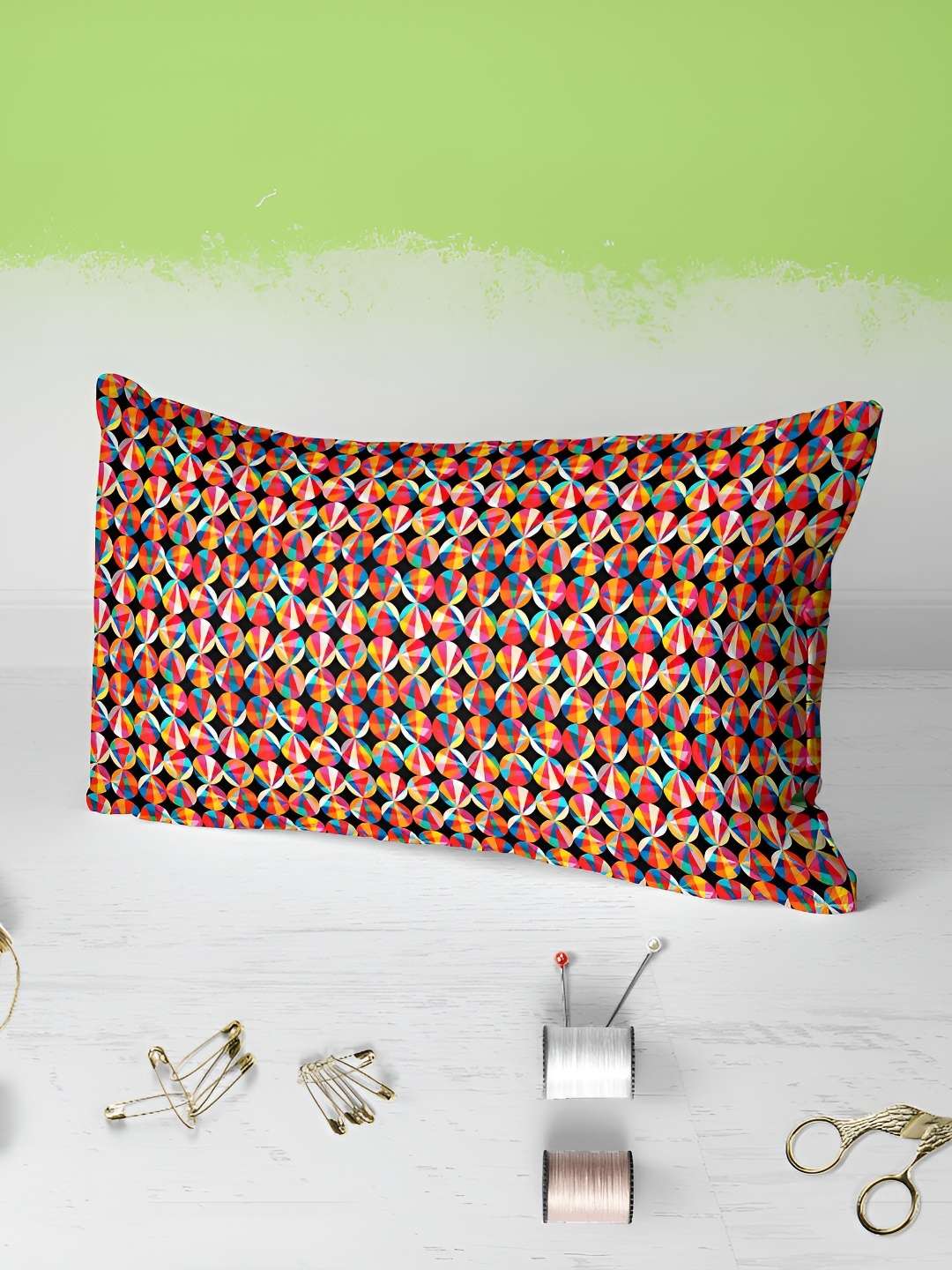 

ArtzFolio Red 2 Pieces Printed Rectangle Pillow Covers