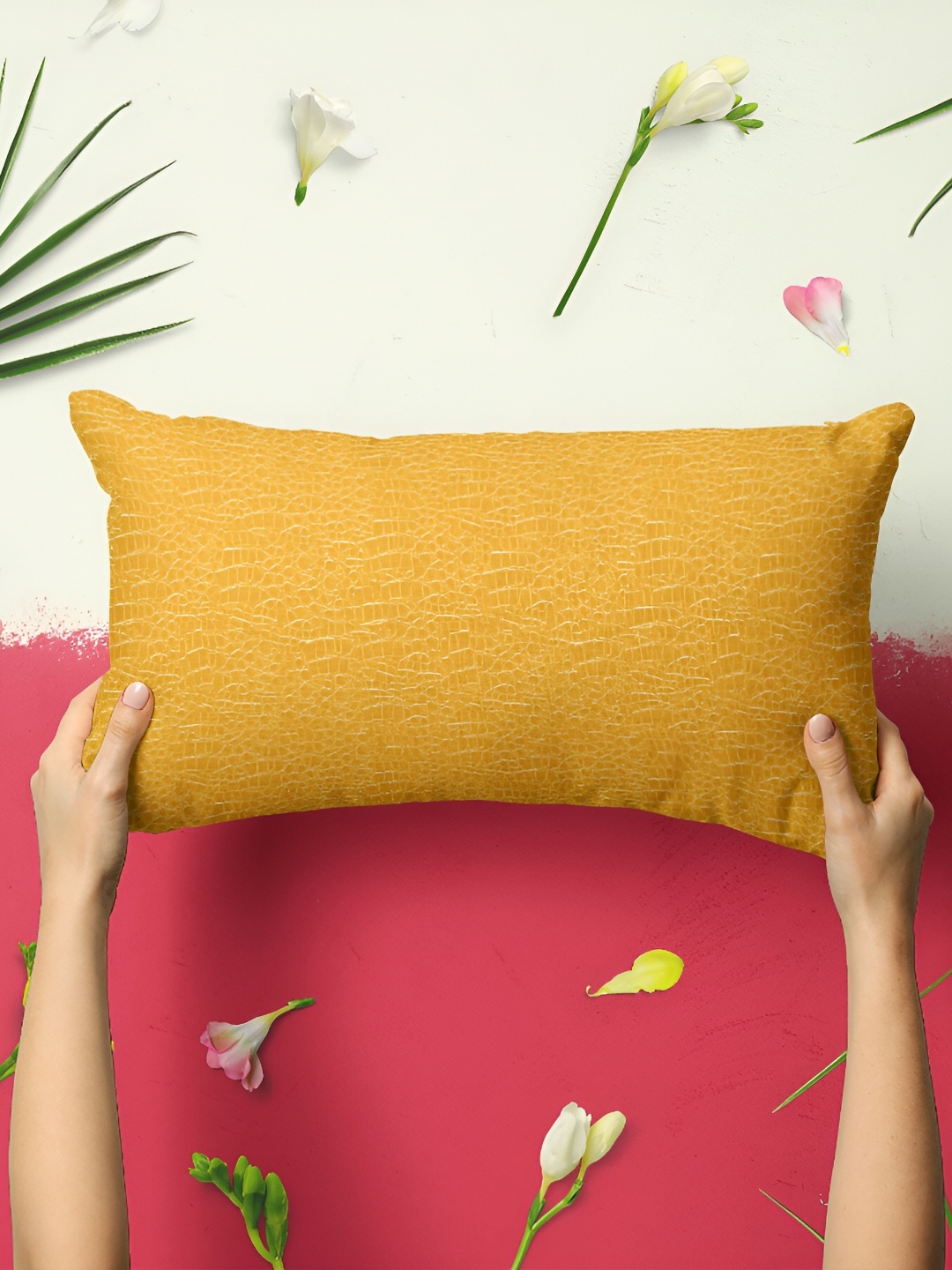 

ArtzFolio Yellow 2 Pieces Rectangle Pillow Covers