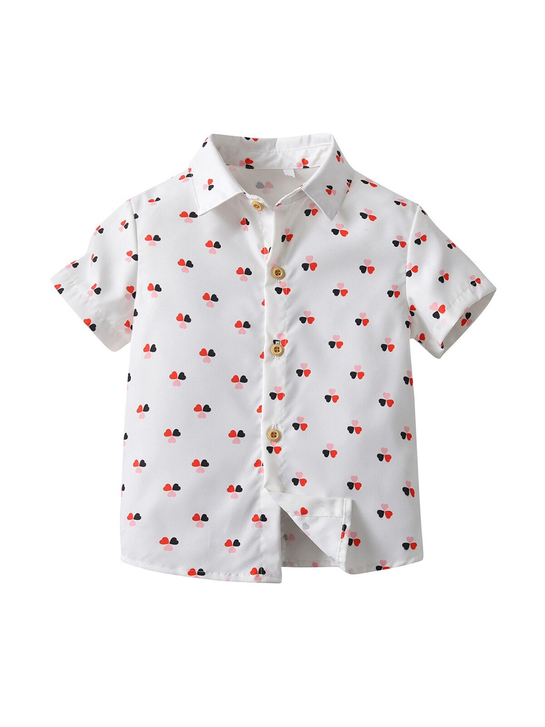 

StyleCast Boys White Conversational Printed Casual Shirt