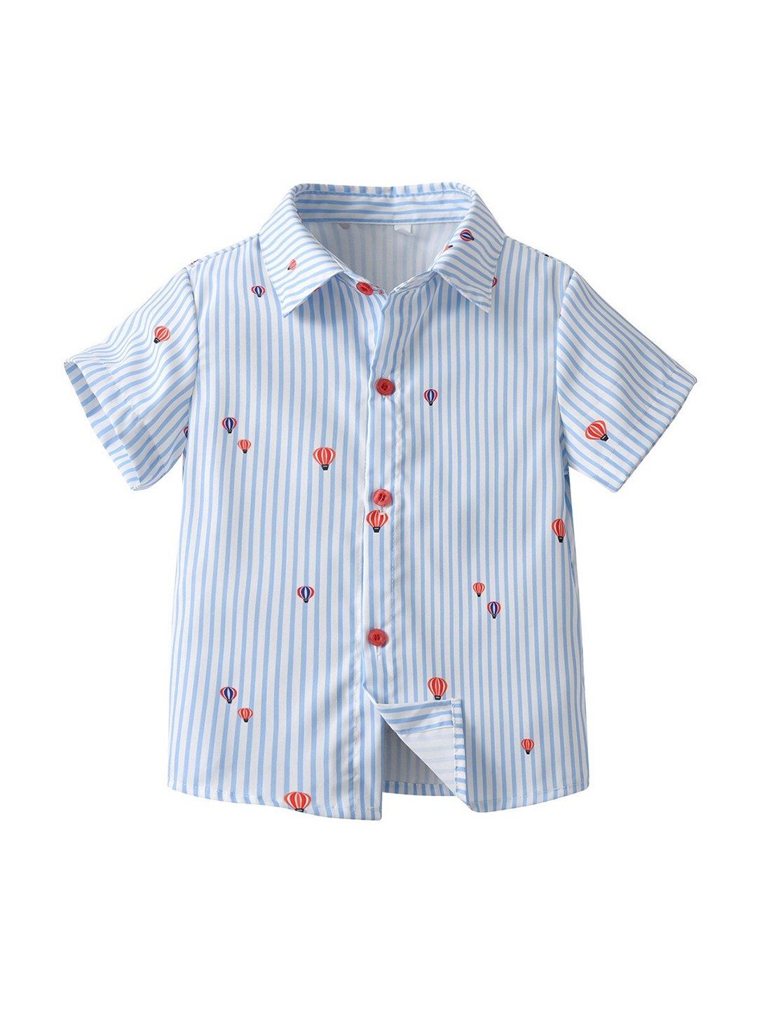 

StyleCast Boys Blue Vertical Striped Casual Shirt