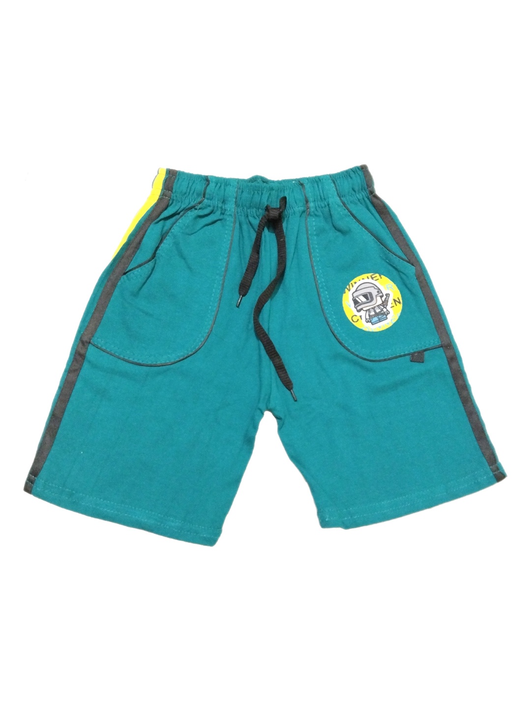 

BAESD Boys Mid Rise Cotton Shorts, Green