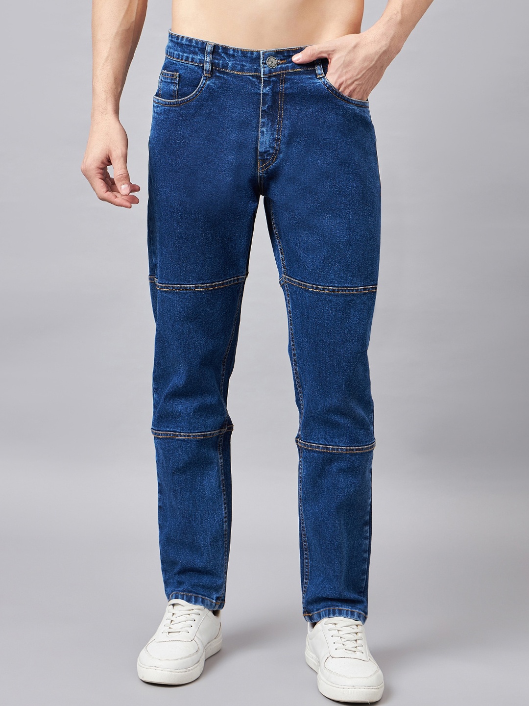 

STUDIO NEXX Men Relaxed Fit Stretchable Jeans, Blue