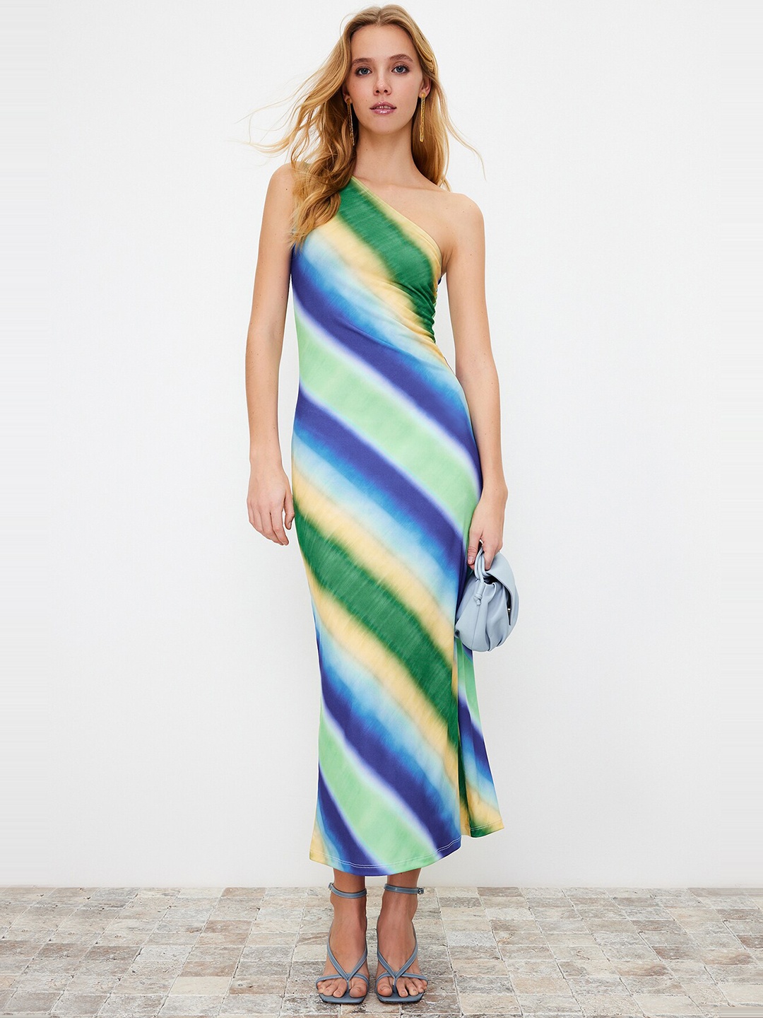 

Trendyol Striped Maxi Dress, Multi