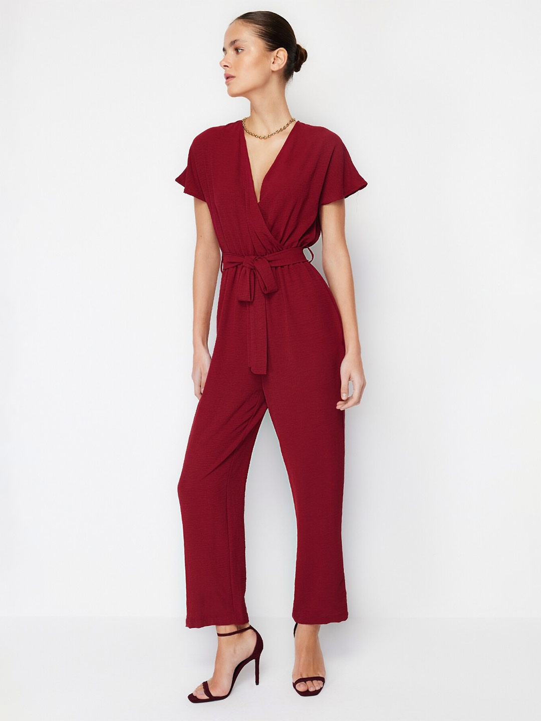 

Trendyol Basic Jumpsuit, Burgundy