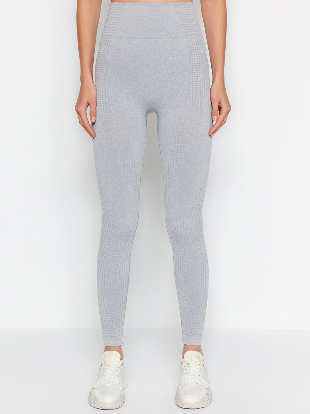 

Trendyol Slim-Fit Ankle-Length Tights, Grey