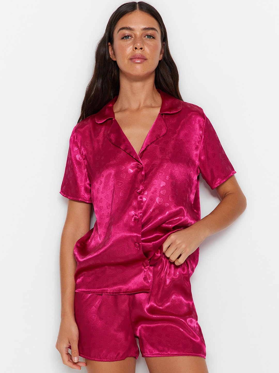 

Trendyol Women Night suit, Pink
