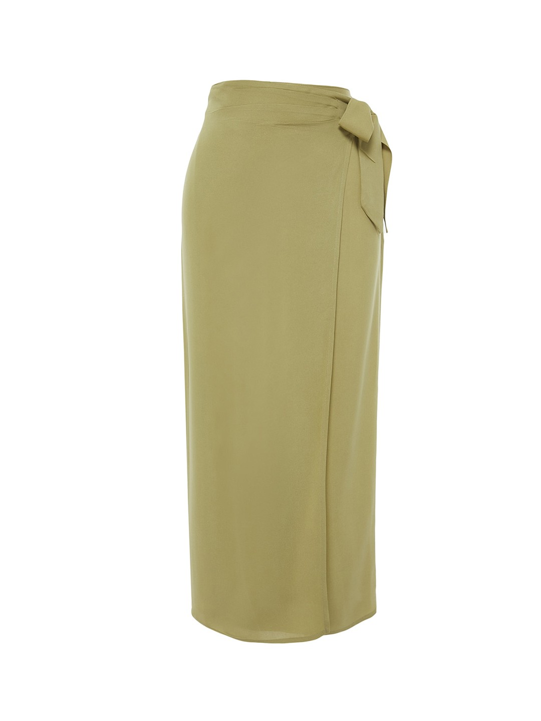 

Trendyol Pencil Wrap Midi Skirt, Green