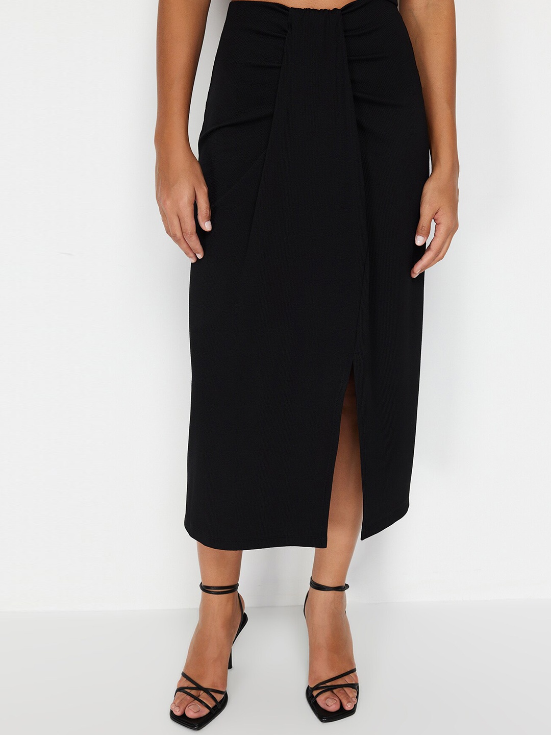 

Trendyol Straight Pencil Skirts, Black