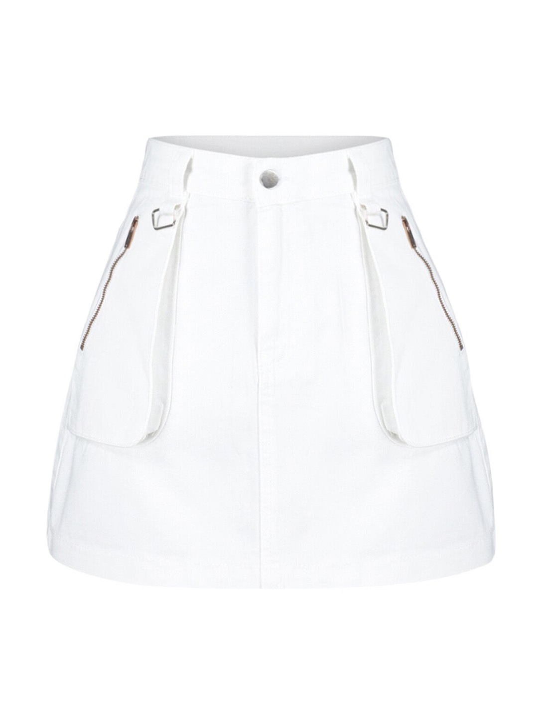 

Trendyol Pure Cotton Flared Mini Skirts, White