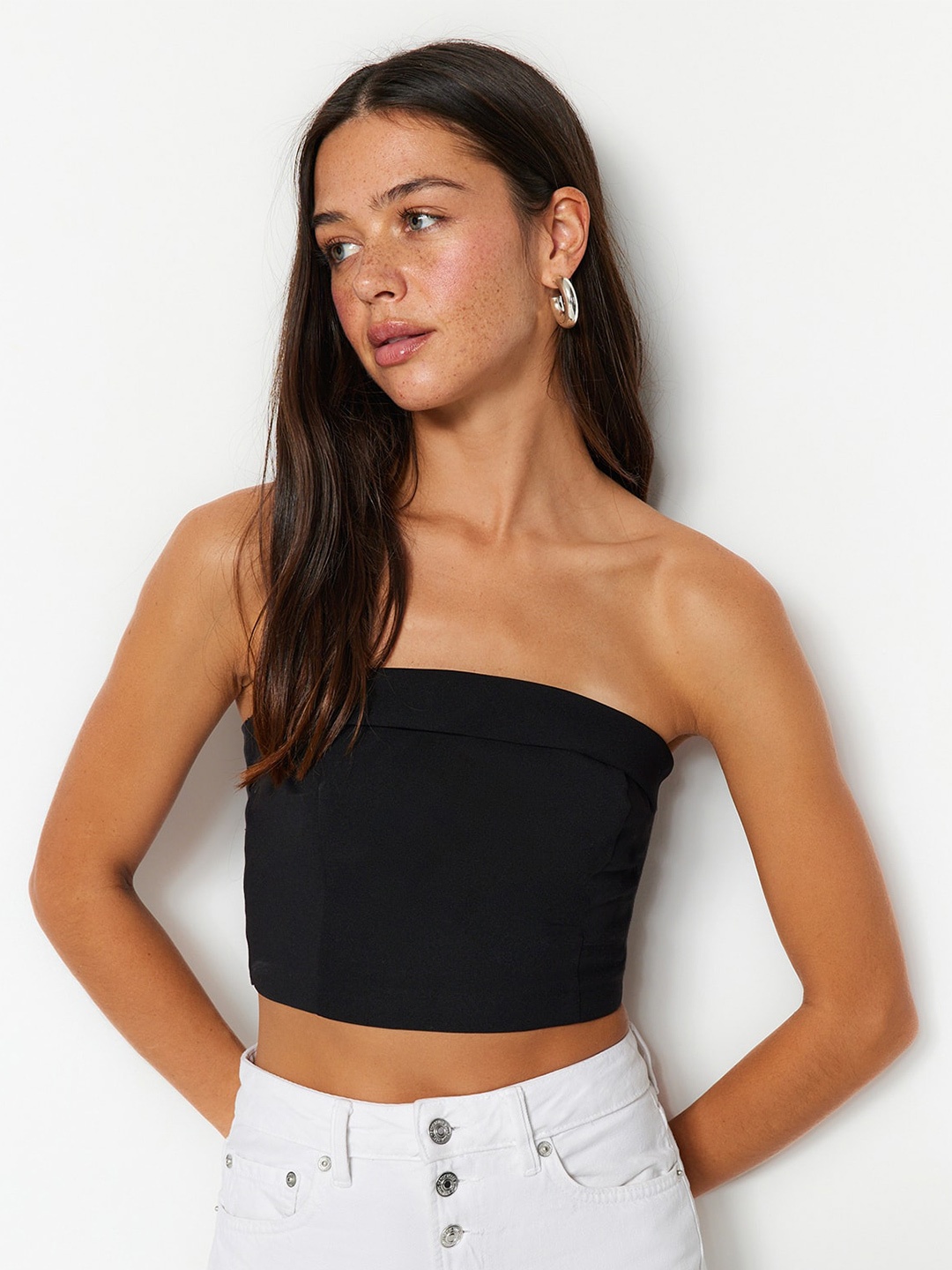 

Trendyol Tube Crop Top, Na