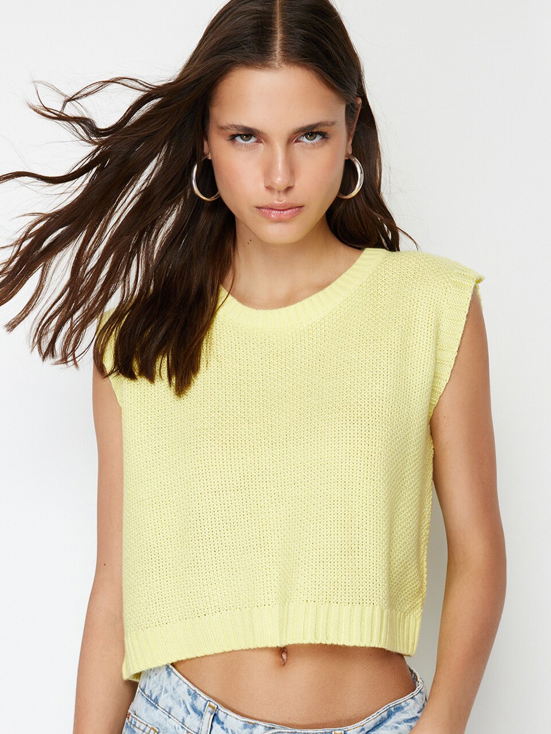 

Trendyol Boxy Crop Top, Na