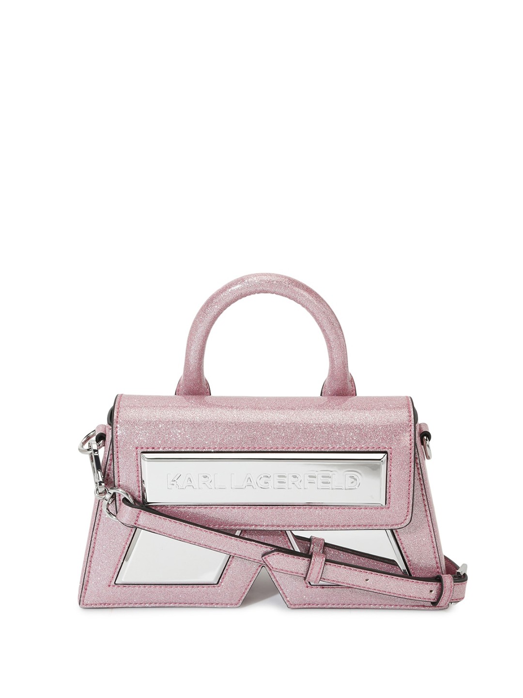 

Karl Lagerfeld Structured Crossbody Bag, Pink