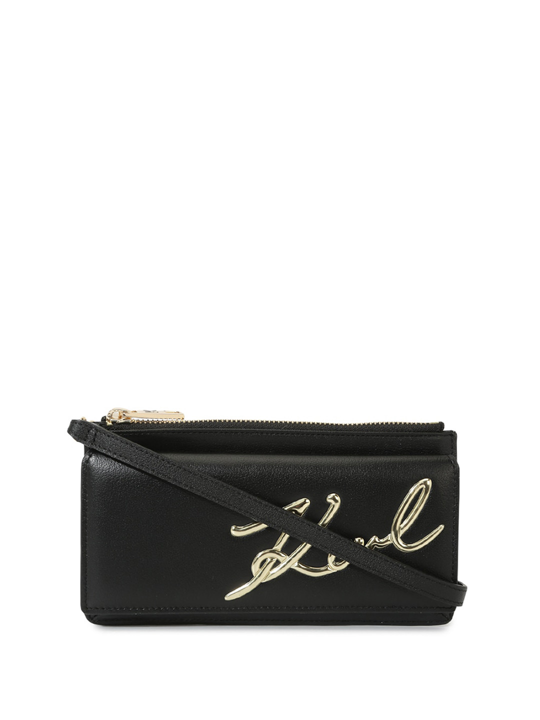 

Karl Lagerfeld Structured Crossbody Bag, Black