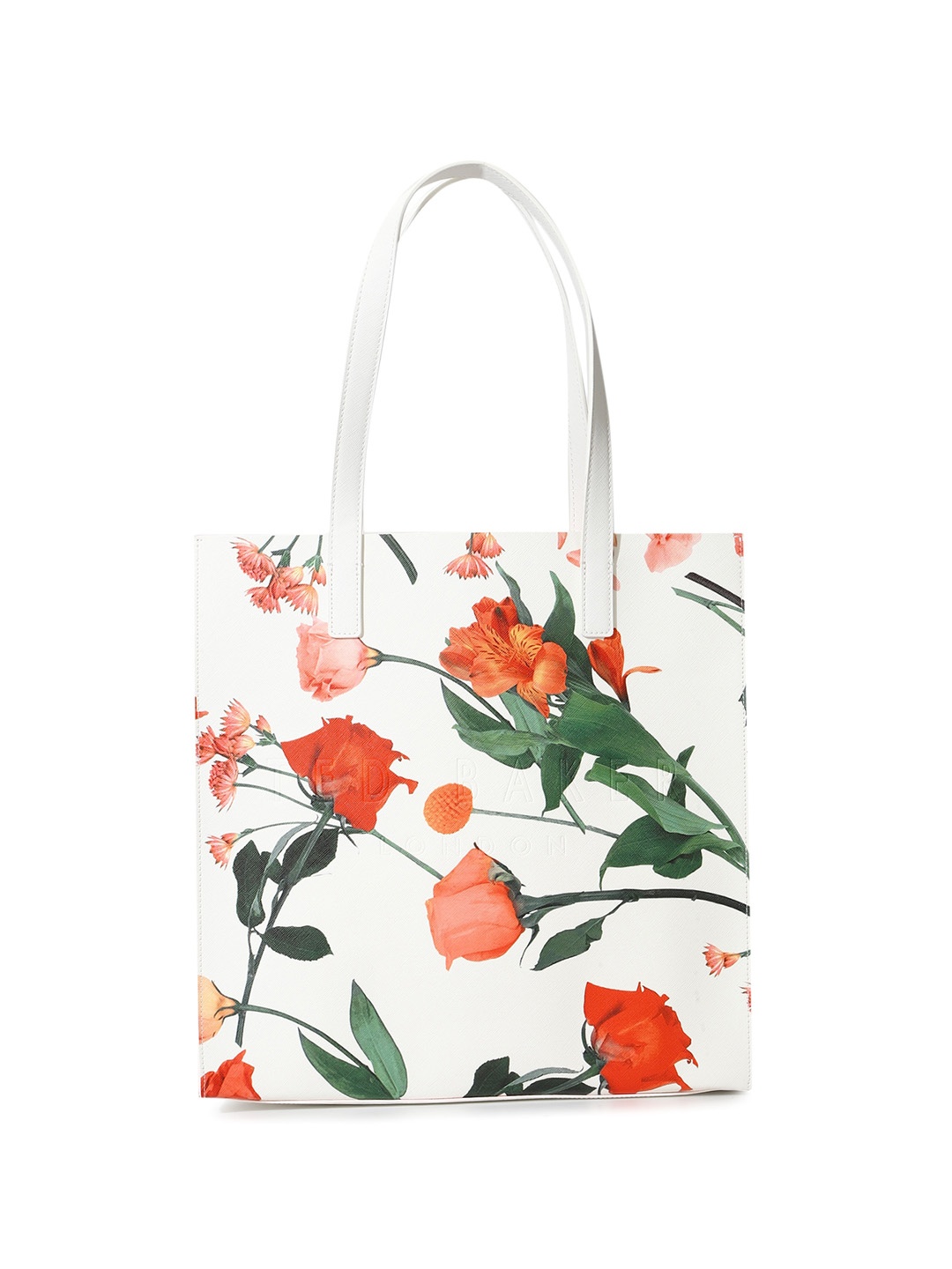 

Ted Baker Floral Printed Shopper Tote Bag, White