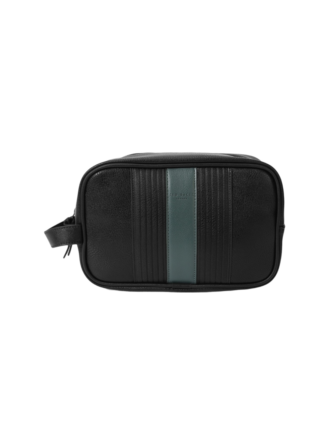 

Ted Baker Striped Travel Pouch, Black