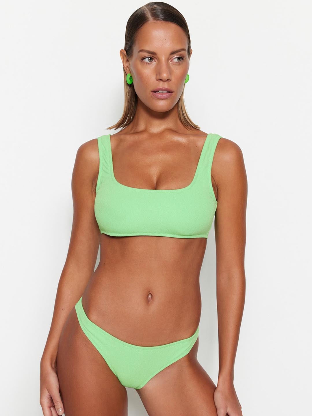 

Trendyol Low Rise Bikini Briefs, Green