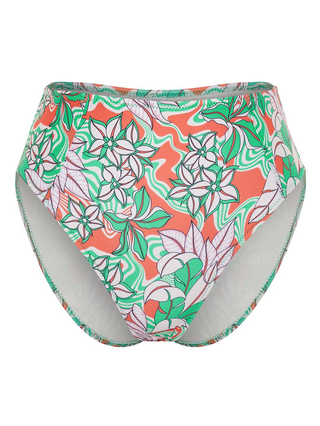 

Trendyol Printed Mid-rise Basic Briefs 1034539807, White