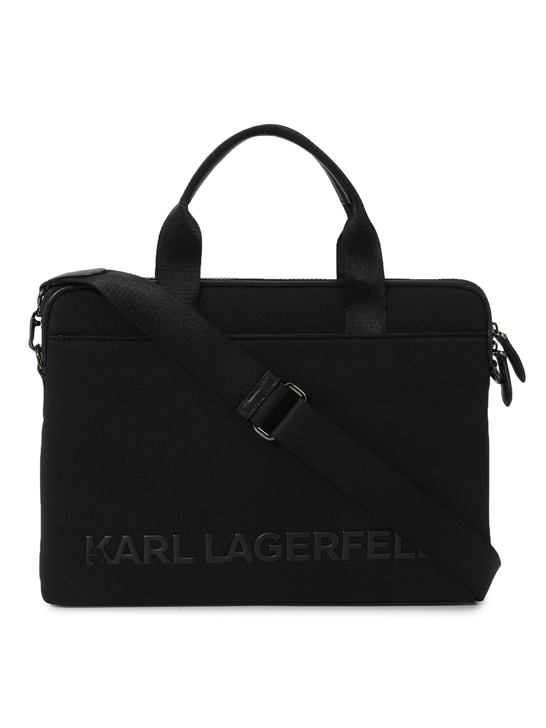 

Karl Lagerfeld Structured Laptop Bag, Black