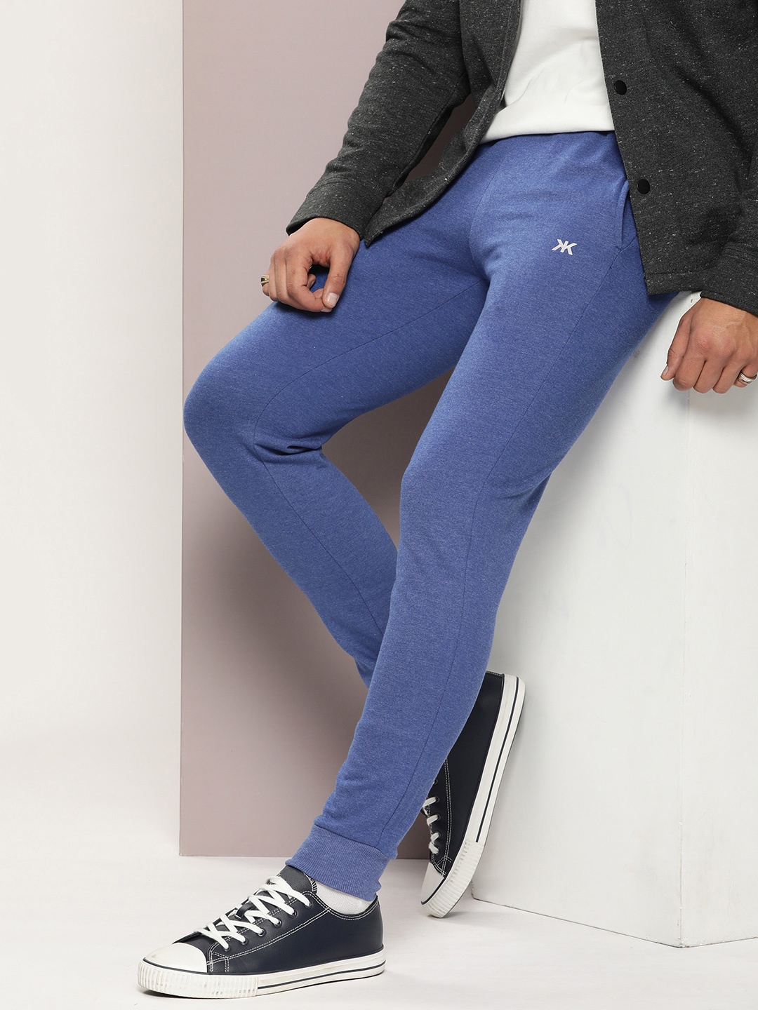 

Kook N Keech Men Slim Fit Joggers, Blue