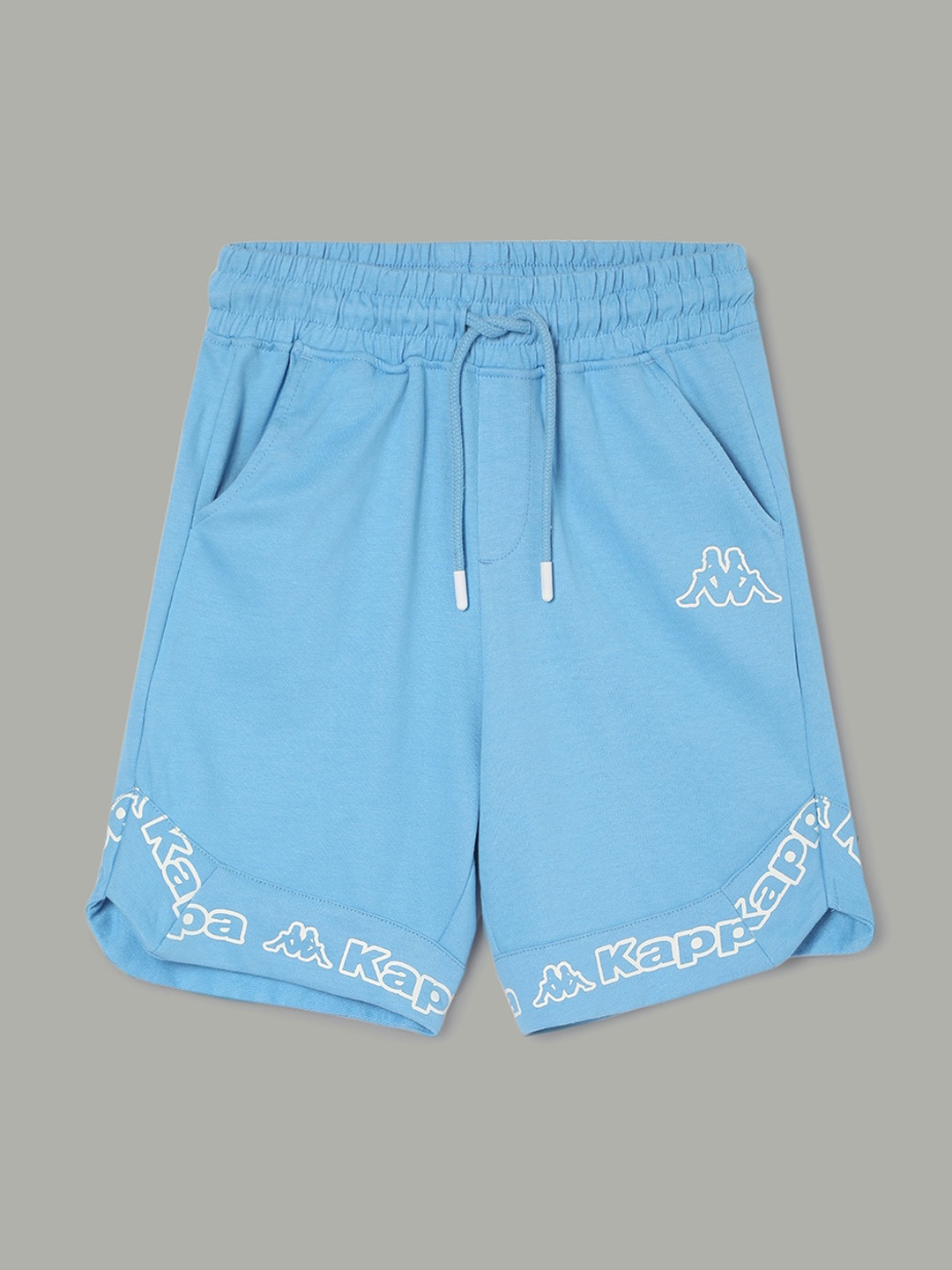 

Kappa Boys Mid Rise Pure Cotton Shorts, Blue