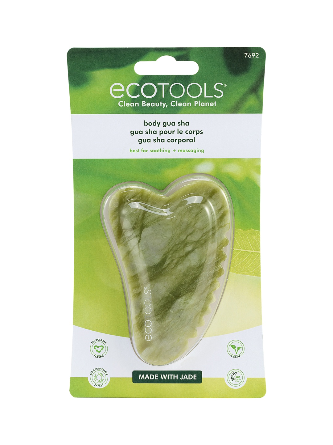 

EcoTools Body Gua Sha Stone, Green