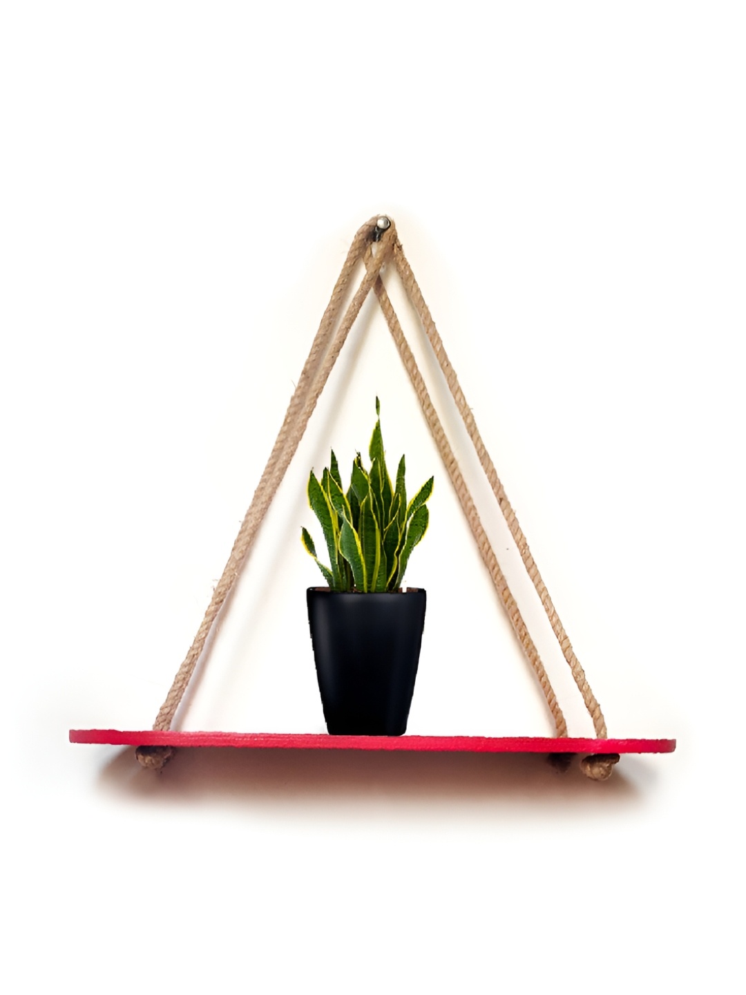

VAH Kya Bat Hai !! Wooden Floating Wall Shelf, Maroon