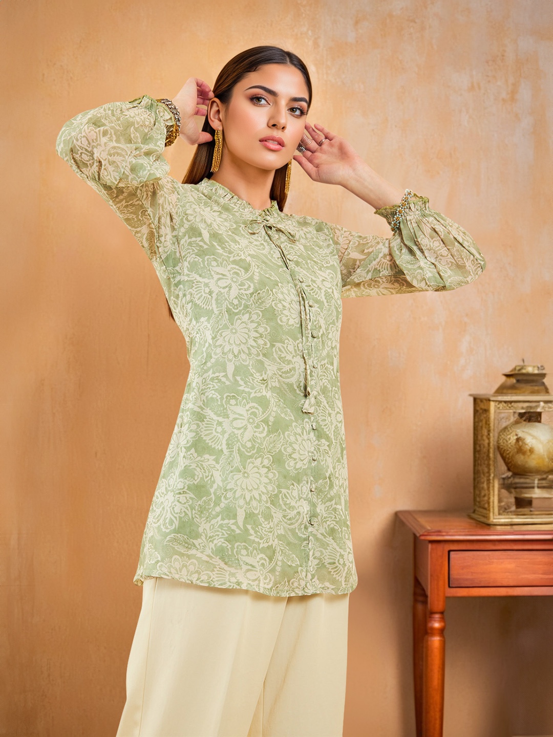 

Soch Printed Tunic, Green