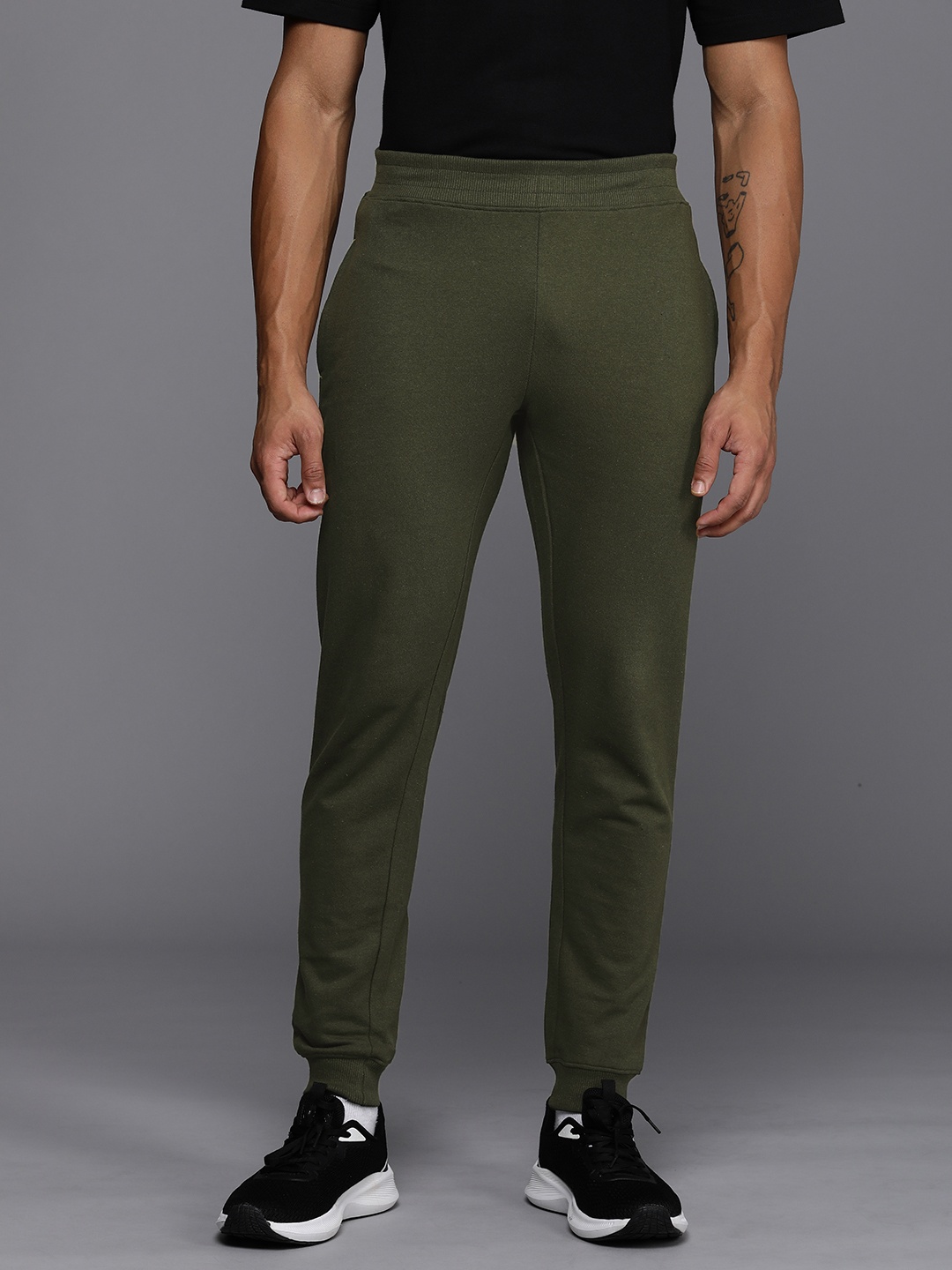 

HRX by Hrithik Roshan Men Lifestyle Terry Joggers, Olive