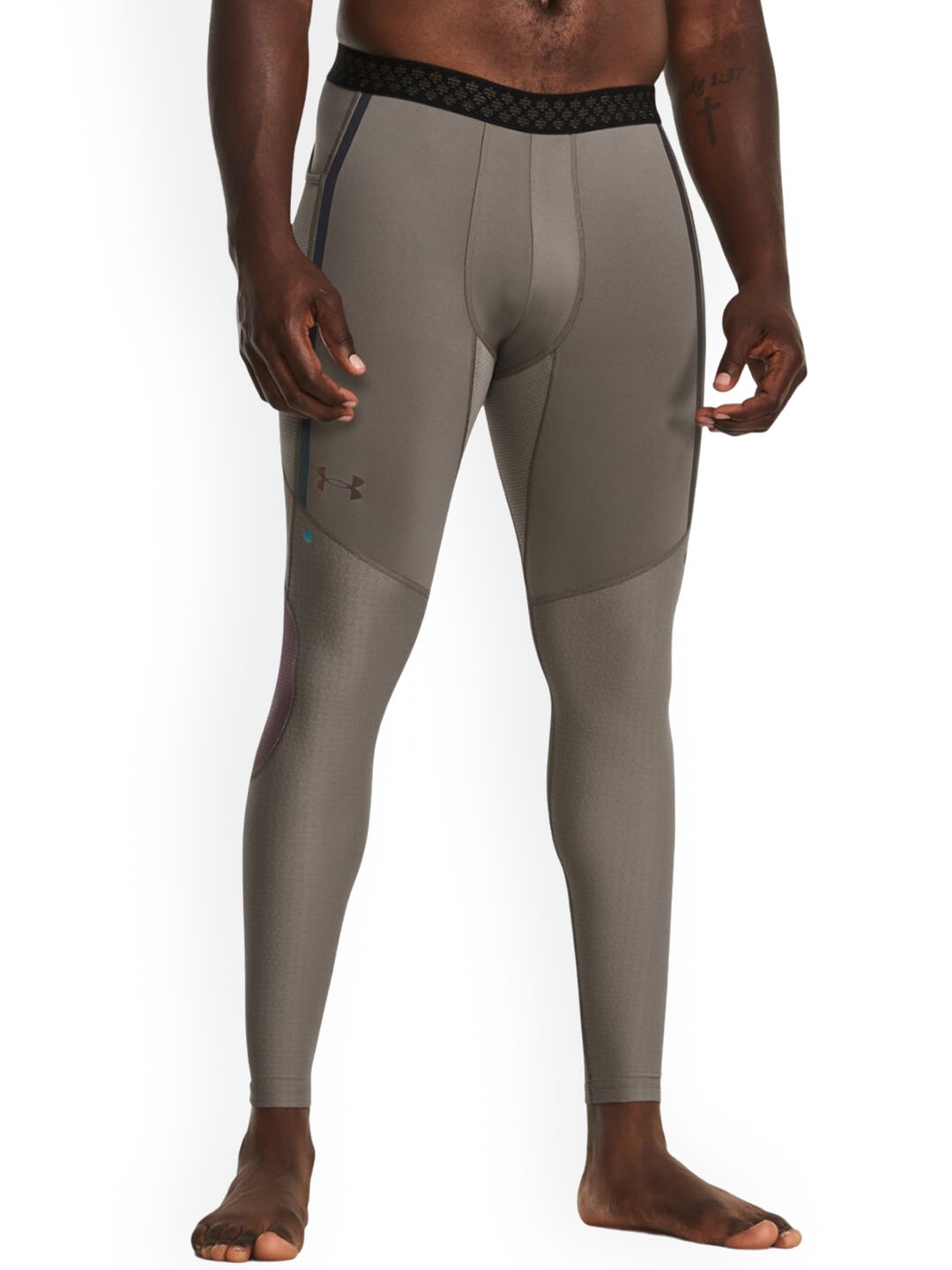 

UNDER ARMOUR RUSH SmartForm 2.0 Men Ankle Length Tights, Grey