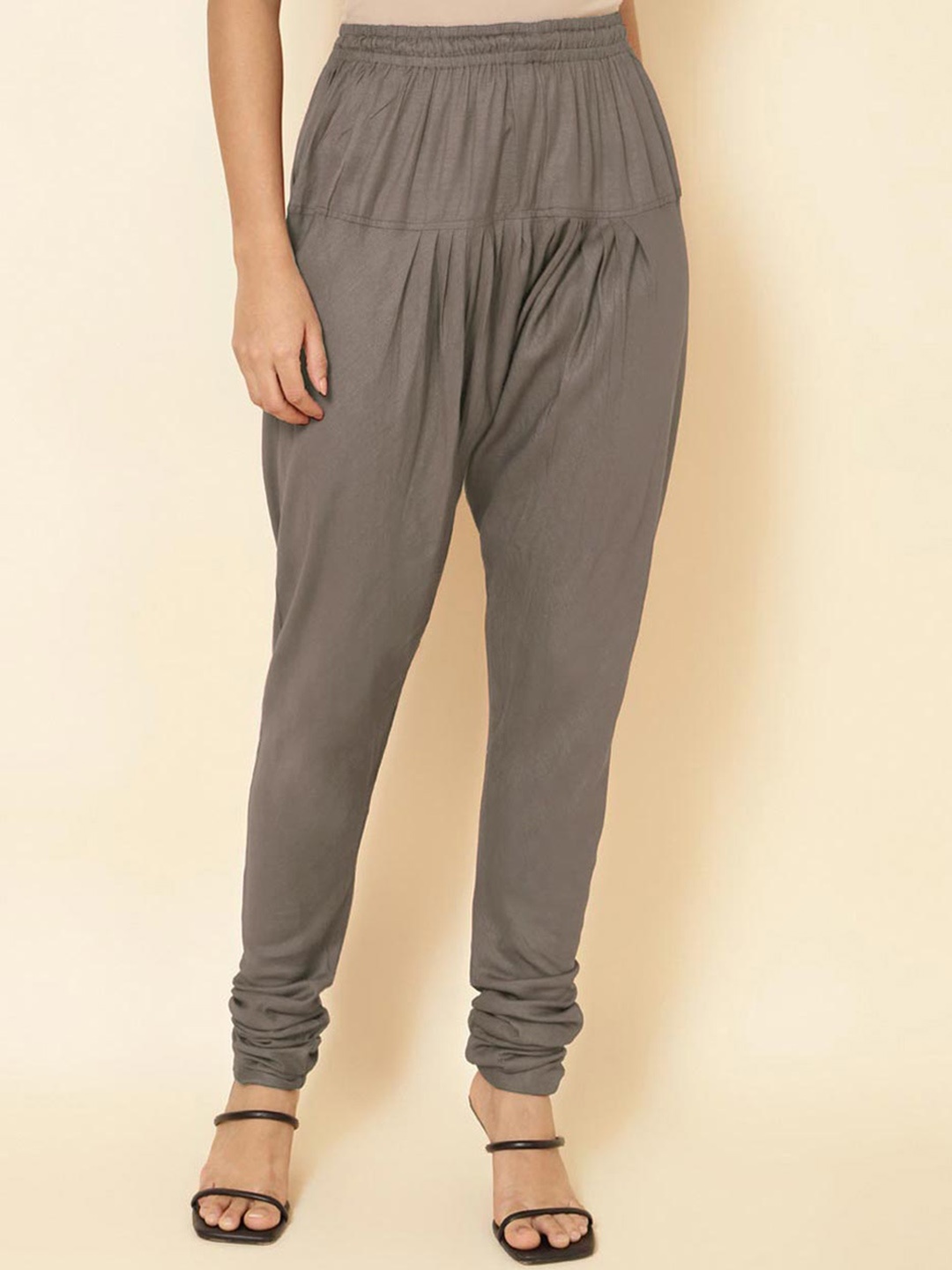 

Fabindia Straight-Fit Churidar, Grey