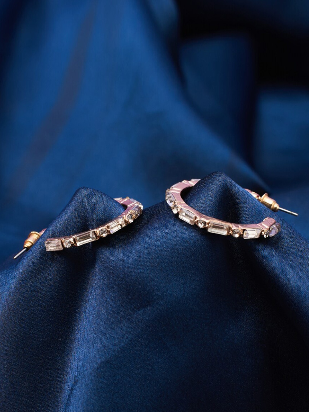 

SALTY Contemporary Half Hoop Earrings, Gold