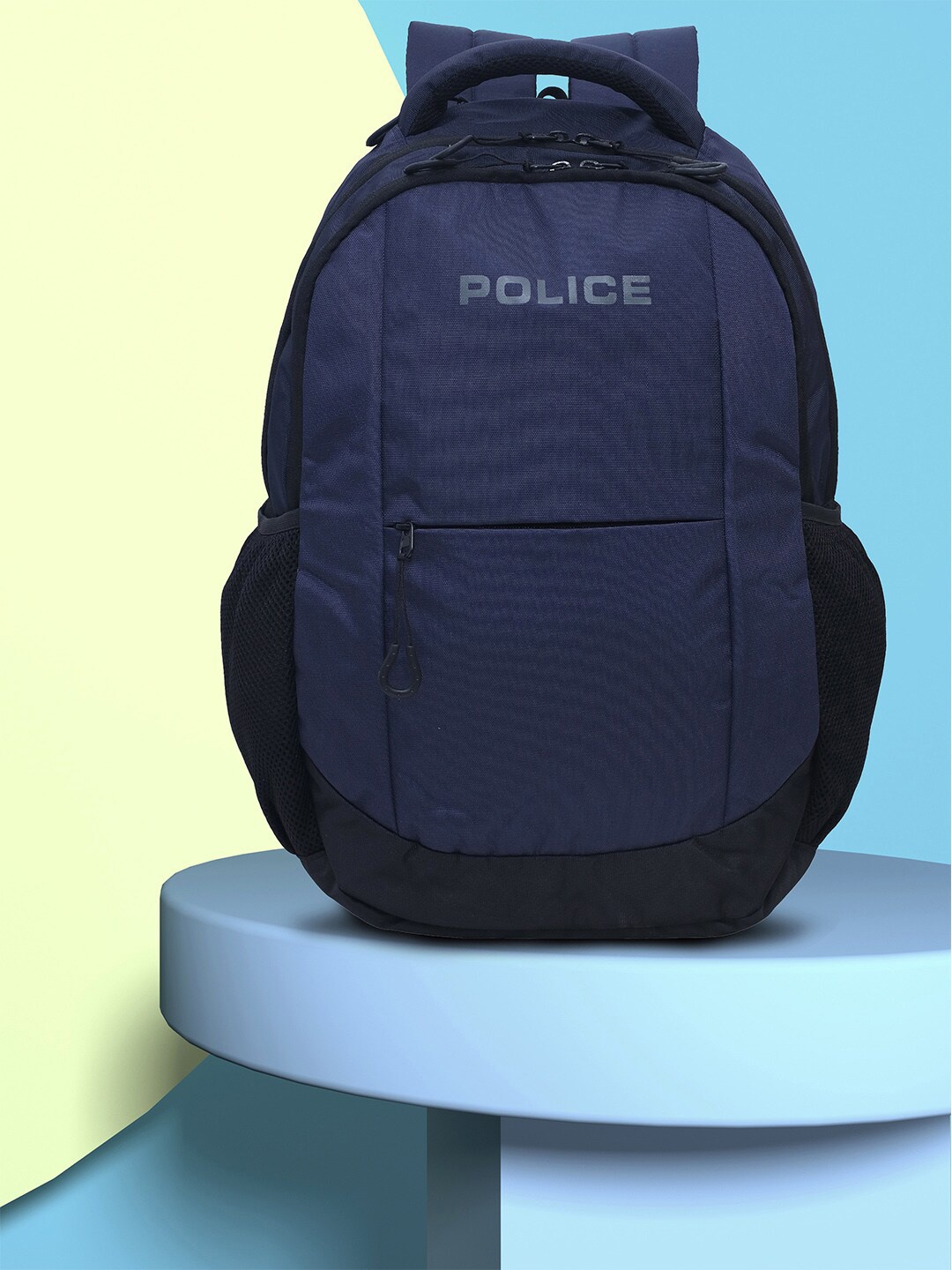 

Police Unisex Typography Backpack-25 L, Blue