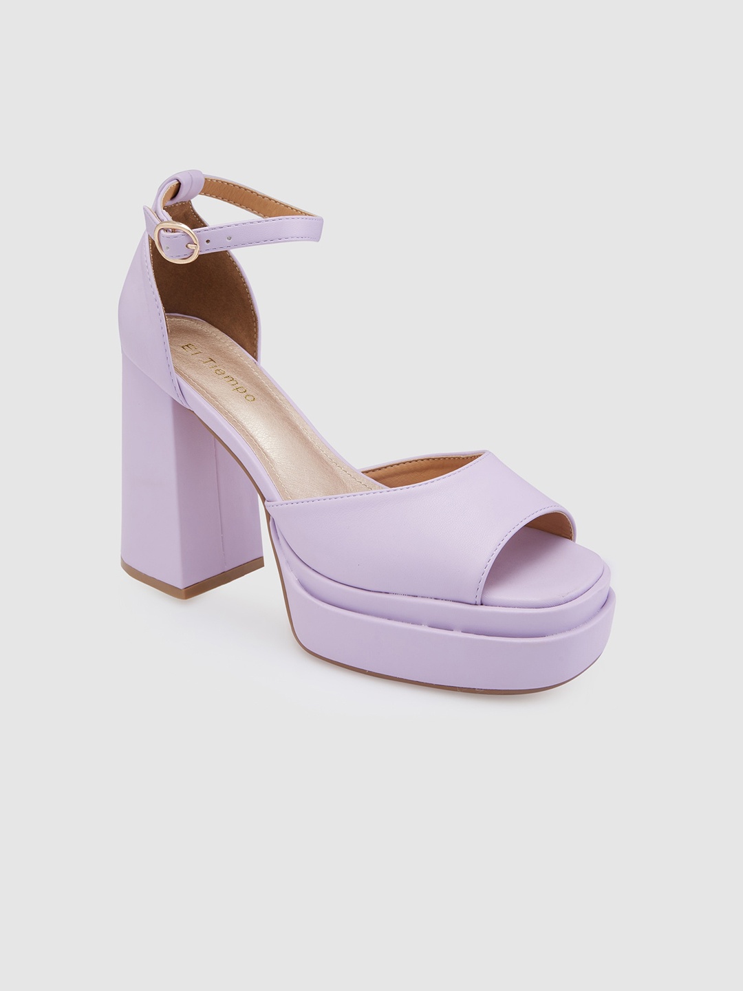 

Sole To Soul Work Block Sandals, Purple