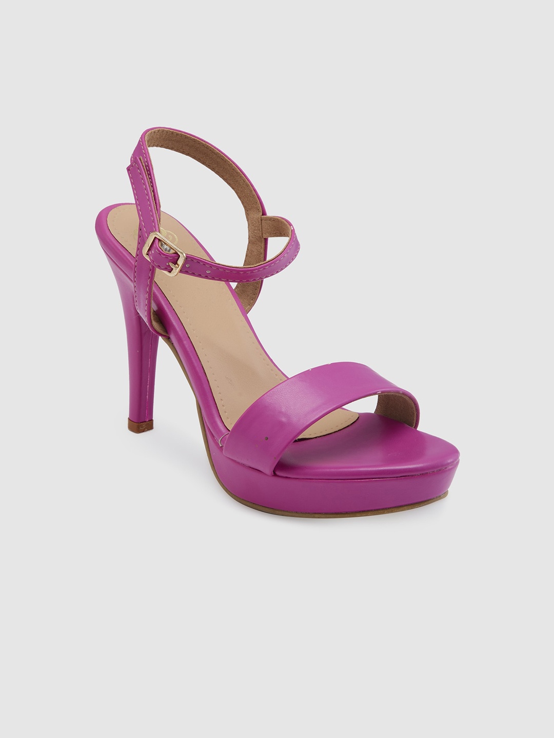 

Sole To Soul Open Toe Stiletto Heels, Fuchsia