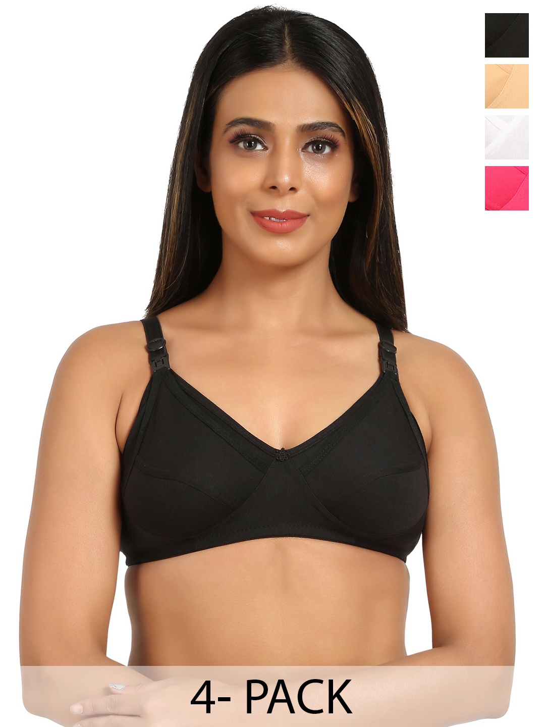 

Mine4Nine Non-Wired Full Coverage Non Padded Bra, Beige