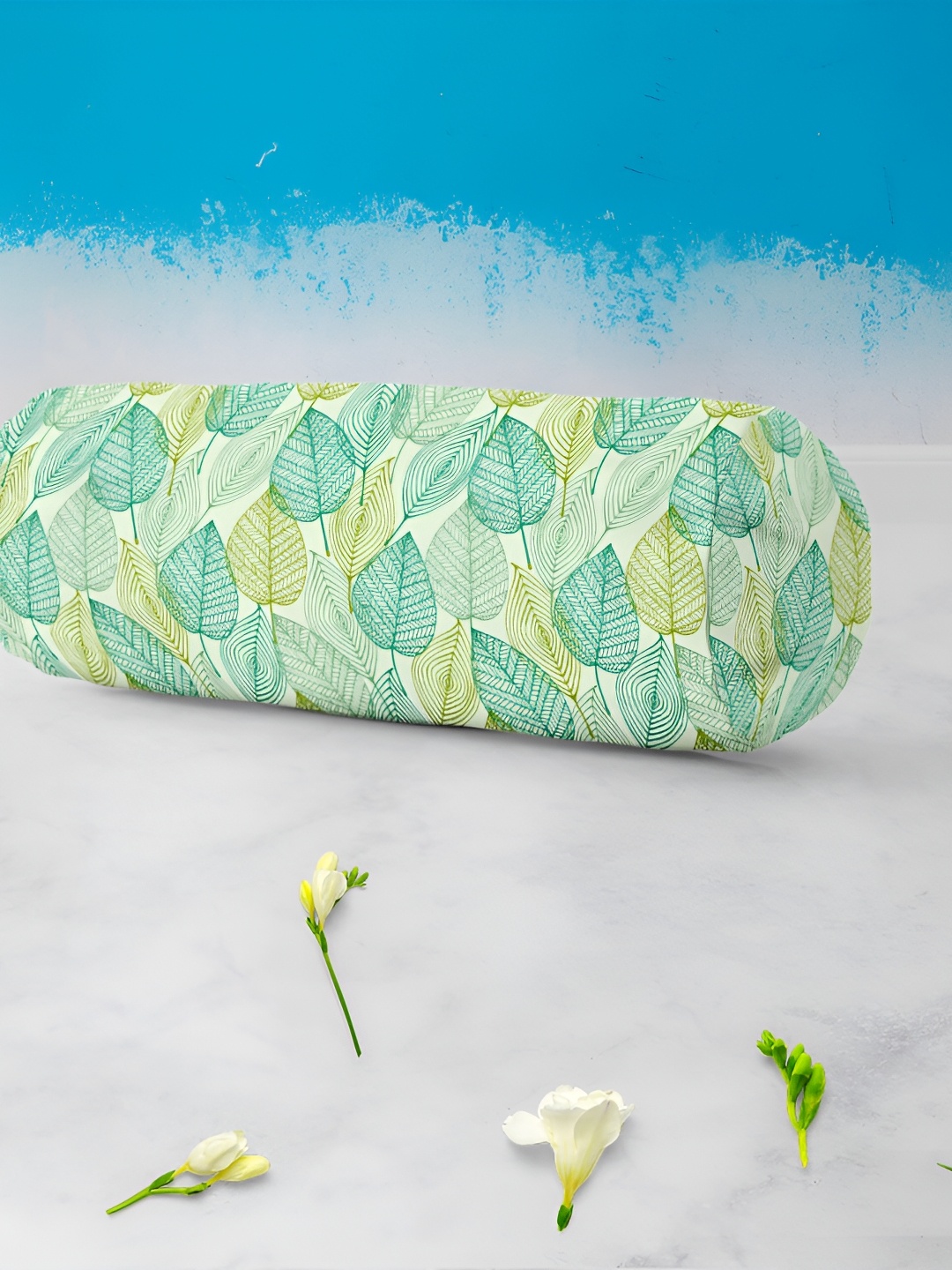 

ArtzFolio Green & Yellow 2 Pieces Printed Eco Friendly Bolster Covers