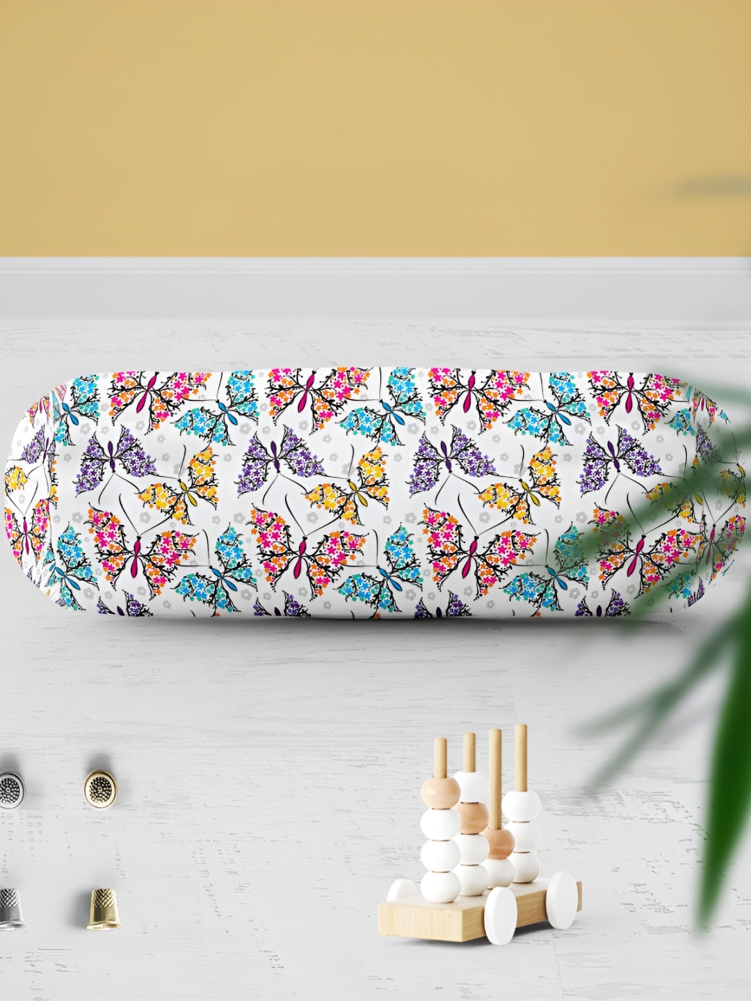 

ArtzFolio White & Black 2 Pieces Printed Eco-Friendly Bolster Covers