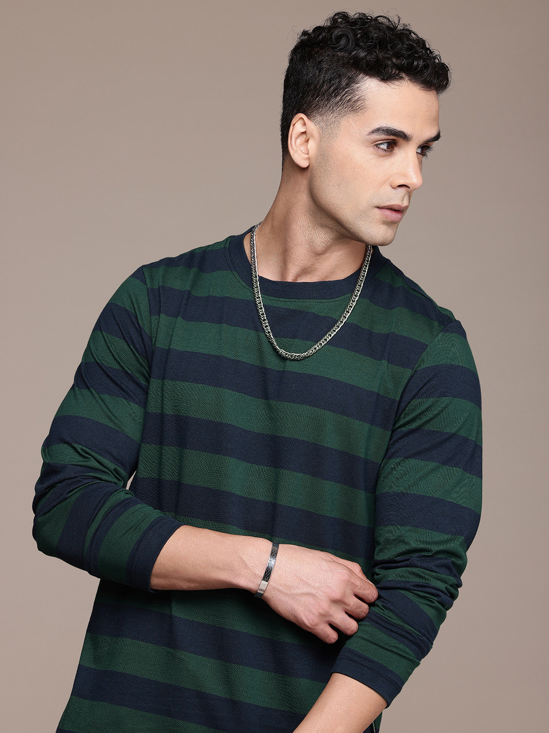 

Roadster Striped T-shirt, Green