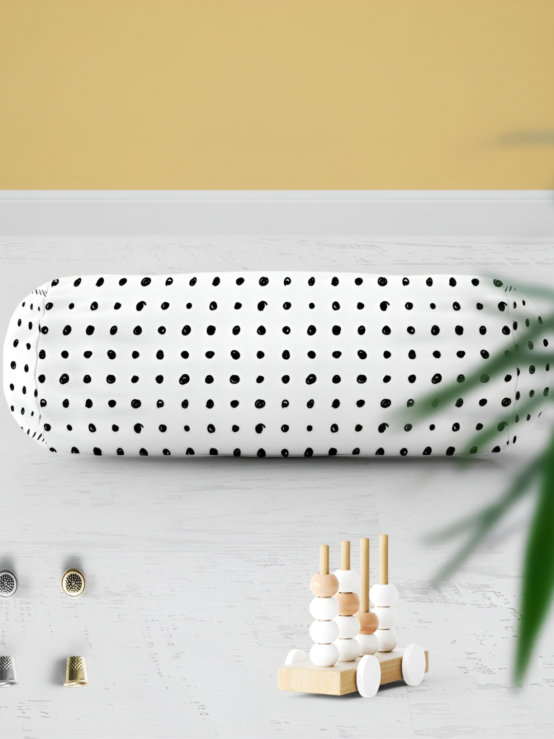 

ArtzFolio White & Black 2 Pieces Printed Eco-Friendly Bolster Covers