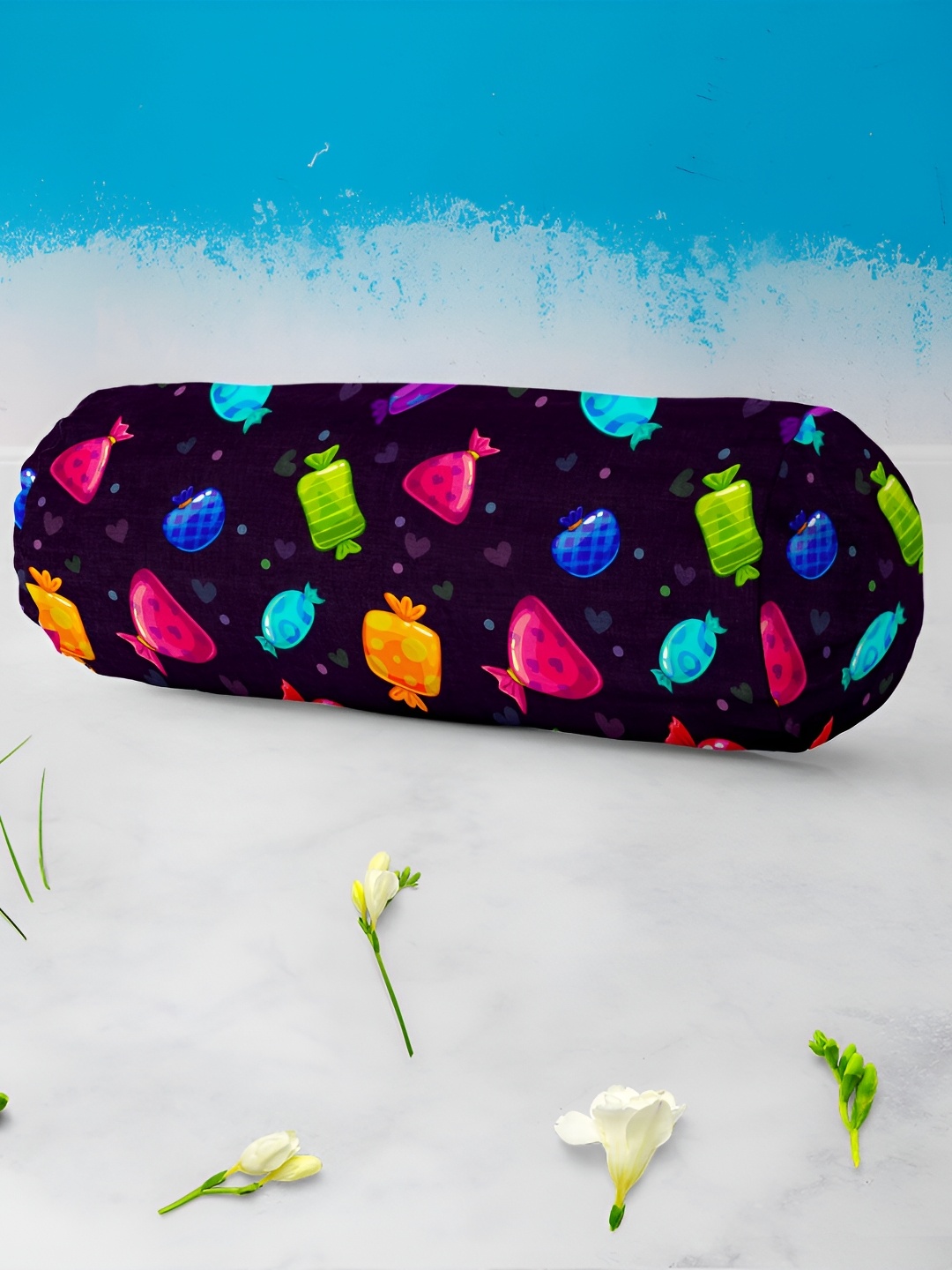 

ArtzFolio Purple & Pink 2 Pieces Printed Eco-Friendly Bolster Covers