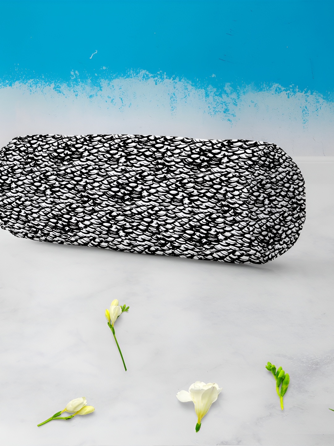 

ArtzFolio Black & White 2 Pieces Printed Eco-Friendly Bolster Covers